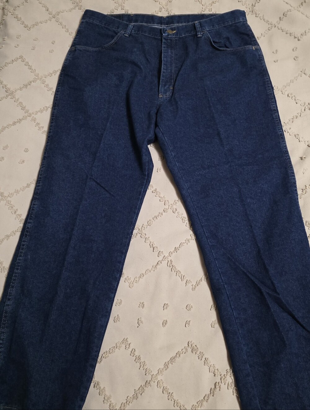 Mens WRANGLER Relaxed Fit Jeans 40x29 - Picture 3 of 4